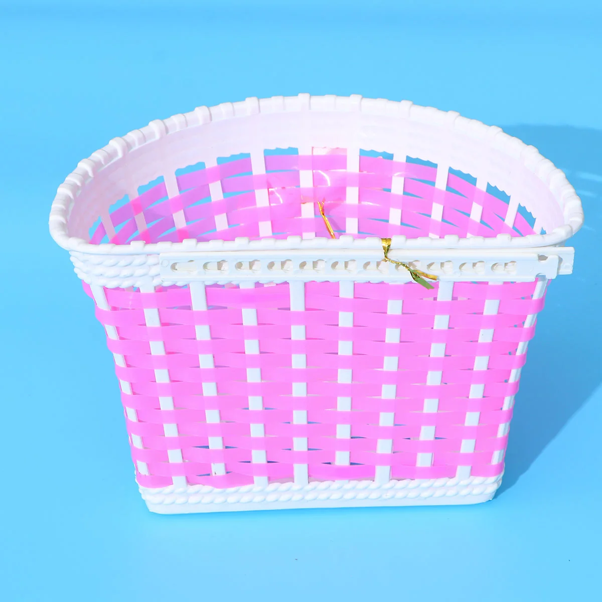 Bicycle Scooter Basket Children Bike Basket Plastic Knitted Bow Knot Front Handmade Bag
Bicycle Scooter Basket Children Bike Basket Plastic Knitted Bow Knot Front Handmade Bag