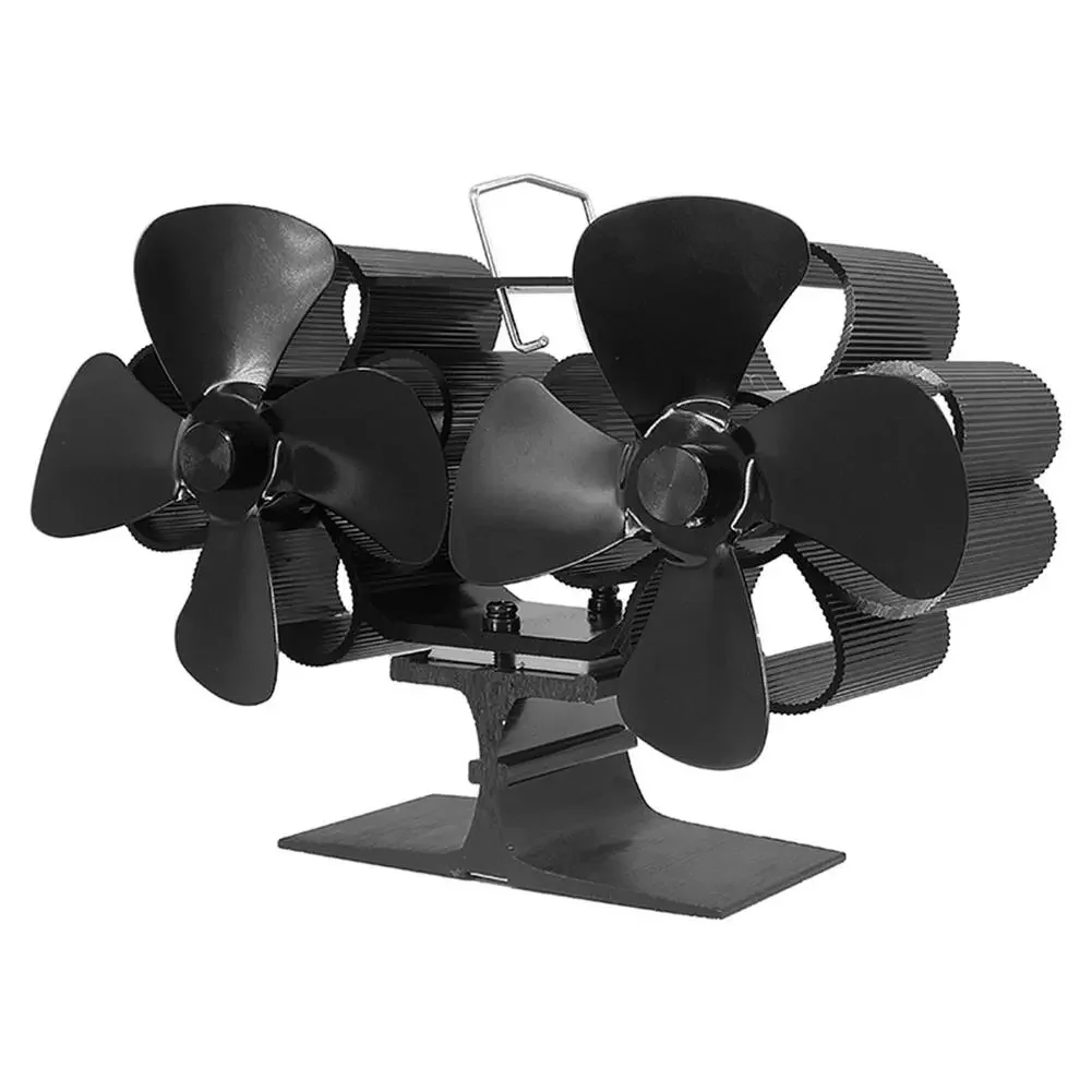 Upgrade Wood Stove Fan Double Head 8 Blades Heat Powered Fireplace Fan Log Wood Burner Efficient Heat Distribution
Upgrade Wood Stove Fan Double Head 8 Blades Heat Powered Fireplace Fan Log Wood Burner Efficient Heat Distribution