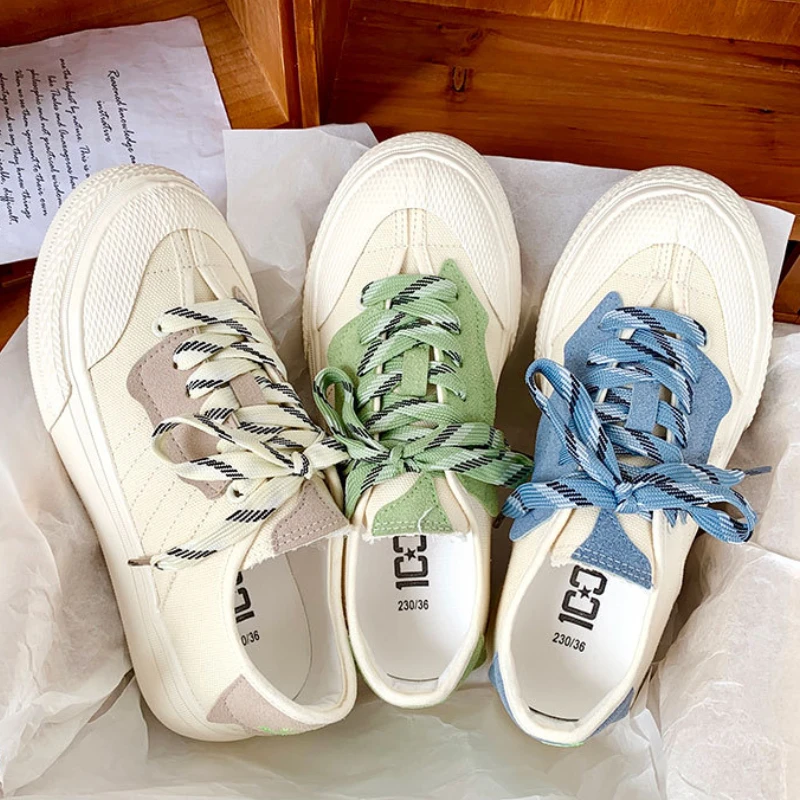 2022 Summer New Stitching Design Sense Niche Canvas Shoes Female Japanese Retro Casual Shoes Student White Shoes
2022 Summer New Stitching Design Sense Niche Canvas Shoes Female Japanese Retro Casual Shoes Student White Shoes