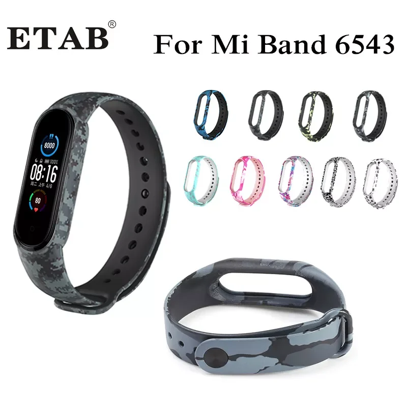 Силиконовый браслет для Xiaomi Mi Band 6453, спортивный ремешок для Mi Band 5 6, сменный Ремешок Для водонепроницаемого ремешка для смарт-часов с принтом
Силиконовый браслет для Xiaomi Mi Band 6453, спортивный ремешок для Mi Band 5 6, сменный Ремешок Для водонепроницаемого ремешка для смарт-часов с принтом