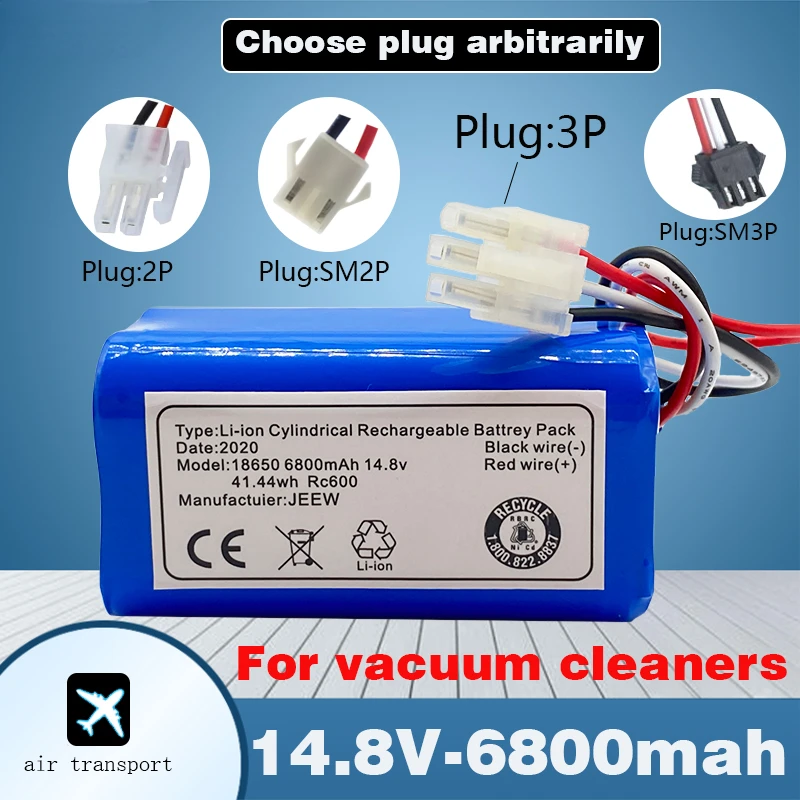 14.8V 2800 - 6800mah Li-ion Battery Pack For ICLEBO ARTE YCR-M05 POP YCR-M05-P Smart YCR-M04-1 YCR-M05-10 YCR-M05-30 YCR-M05-50
14.8V 2800 - 6800mah Li-ion Battery Pack For ICLEBO ARTE YCR-M05 POP YCR-M05-P Smart YCR-M04-1 YCR-M05-10 YCR-M05-30 YCR-M05-50