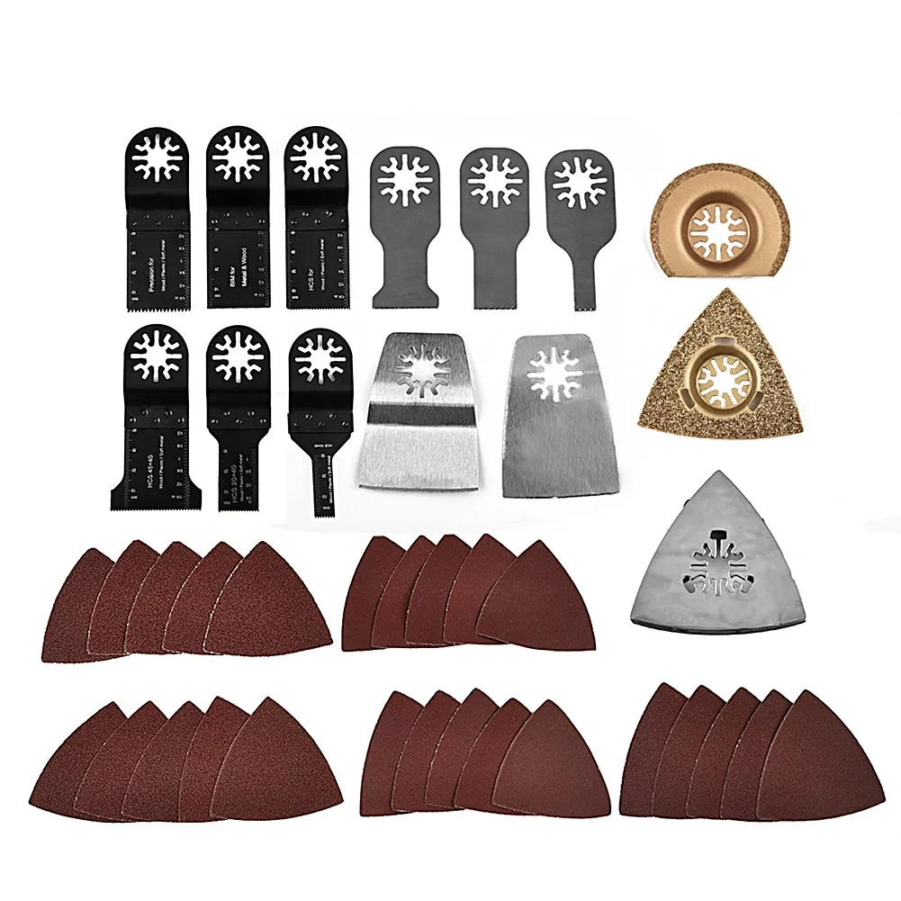 Set 41cps Saw Blade Set High strength Durable Brand New Accessories Oscillating Multi Tool Saw Blade For Bosch
Set 41cps Saw Blade Set High strength Durable Brand New Accessories Oscillating Multi Tool Saw Blade For Bosch