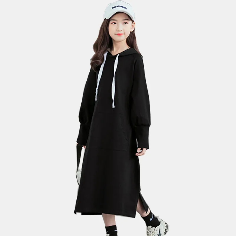Autumn Long Hoodies Dress for Girls Loose Casual Winter Teen Children Clothes Fashion All-match Kids Wear 12 13 14 Year Dresses
Autumn Long Hoodies Dress for Girls Loose Casual Winter Teen Children Clothes Fashion All-match Kids Wear 12 13 14 Year Dresses