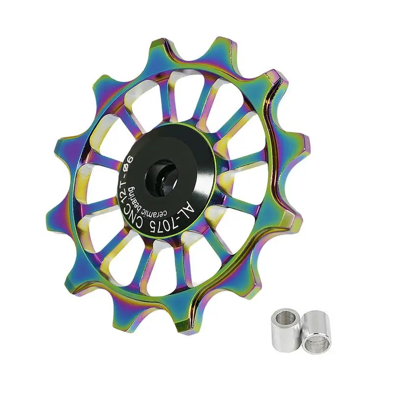 

Ceramic Pulley Bearing 12T Aluminum Alloy Pulley Jockeys Wheel For Rear Derailleur Coroful Aluminum Alloy Rear Derailleur Pulley