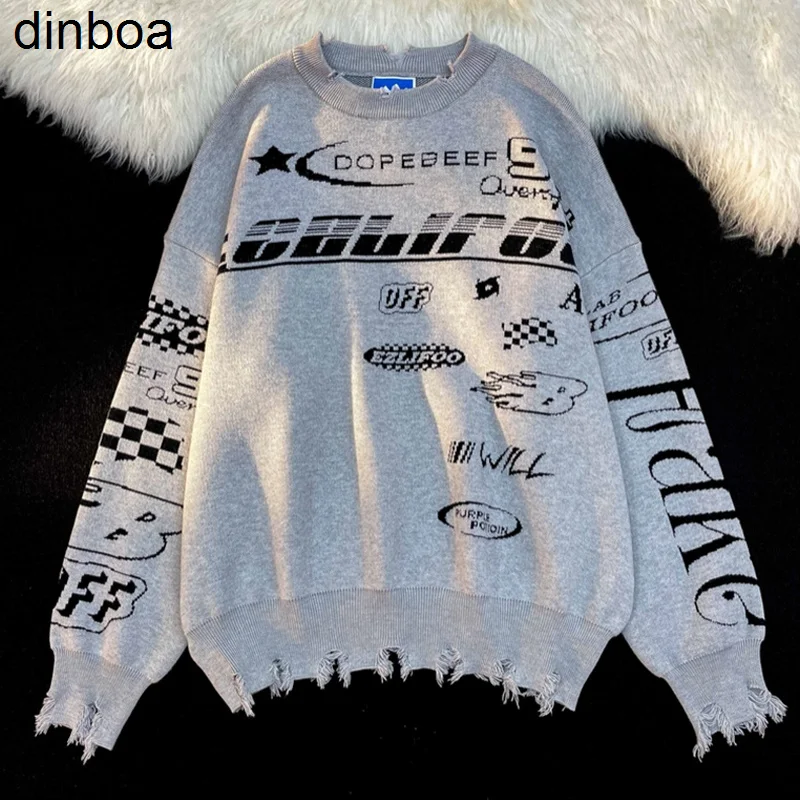 Dinboa-women Sweater Oversize Pullover Winter Jumper Harajuku Goth Long Sleeve Top Knit Korean Fashion Streetwear Y2k Pullovers
Dinboa-women Sweater Oversize Pullover Winter Jumper Harajuku Goth Long Sleeve Top Knit Korean Fashion Streetwear Y2k Pullovers