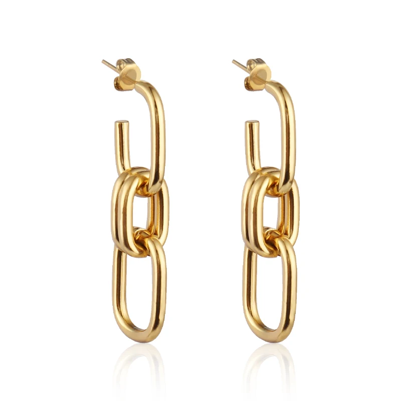 316L Stainless Steel Earrings For Women Punk Unusual Earrings Geometric Long Chain Earrings Female Jewelry
316L Stainless Steel Earrings For Women Punk Unusual Earrings Geometric Long Chain Earrings Female Jewelry