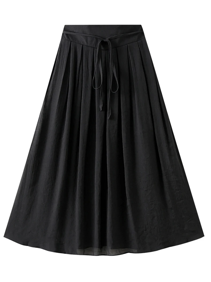 Women's Fashion High Street Solid Color Elastic Tie-Up Double Layer Pleated Skirts Summer Casual A-line Skirts
Women's Fashion High Street Solid Color Elastic Tie-Up Double Layer Pleated Skirts Summer Casual A-line Skirts