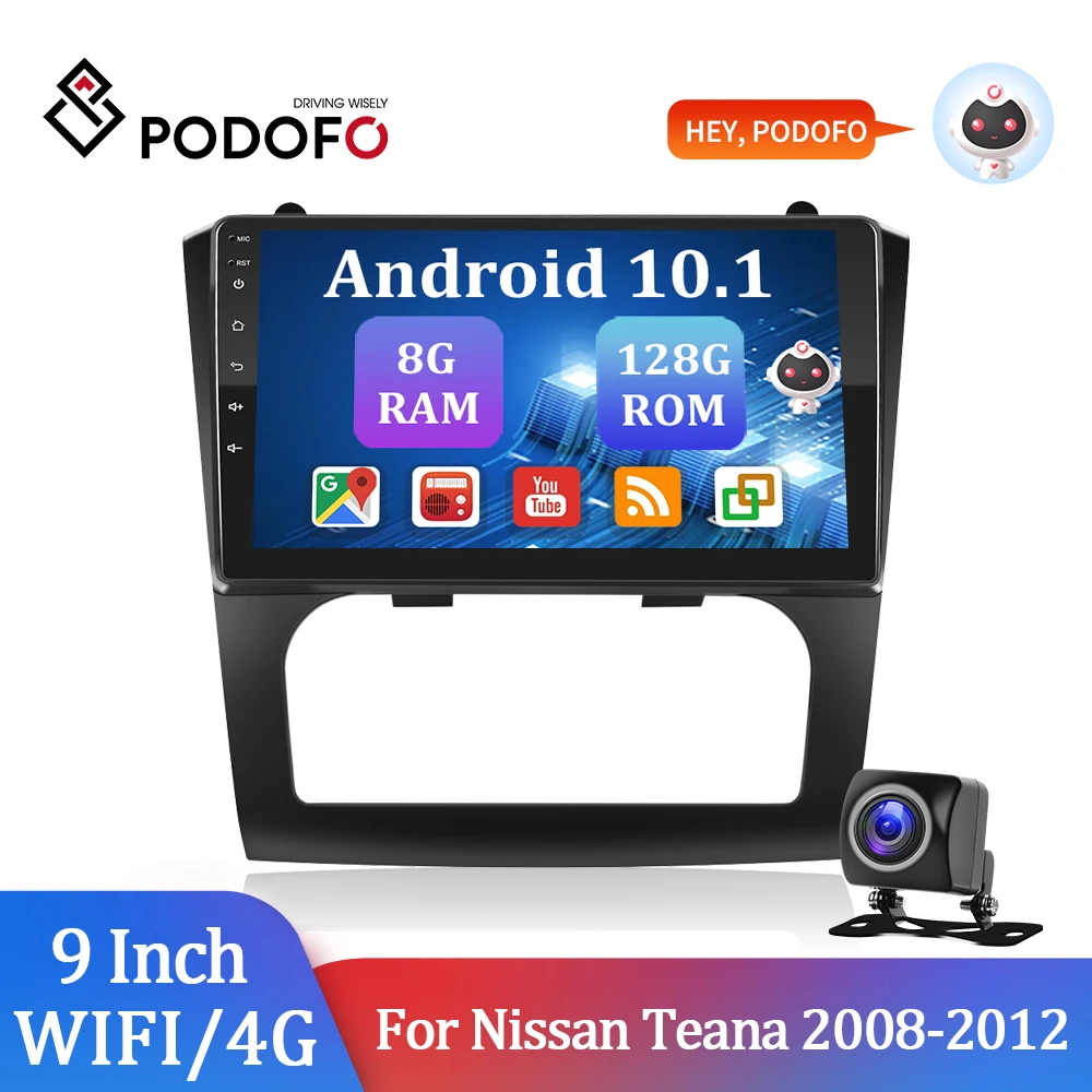 Podofo Android 10.1 Car Radio For Nissan Teana 2008-2012 Multimedia Stereo Car DVD Player Navigation GPS Radio Carplay+Auto
Podofo Android 10.1 Car Radio For Nissan Teana 2008-2012 Multimedia Stereo Car DVD Player Navigation GPS Radio Carplay+Auto