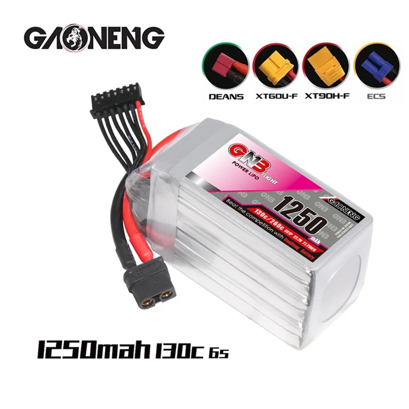 Оригинальный GNB 22,2 V 1250mAh Lipo аккумулятор для RC FPV Квадрокоптер самолет вертолет беспилотный автомобиль 130C/260C 6S 22,2 V батарея
Оригинальный GNB 22,2 V 1250mAh Lipo аккумулятор для RC FPV Квадрокоптер самолет вертолет беспилотный автомобиль 130C/260C 6S 22,2 V батарея