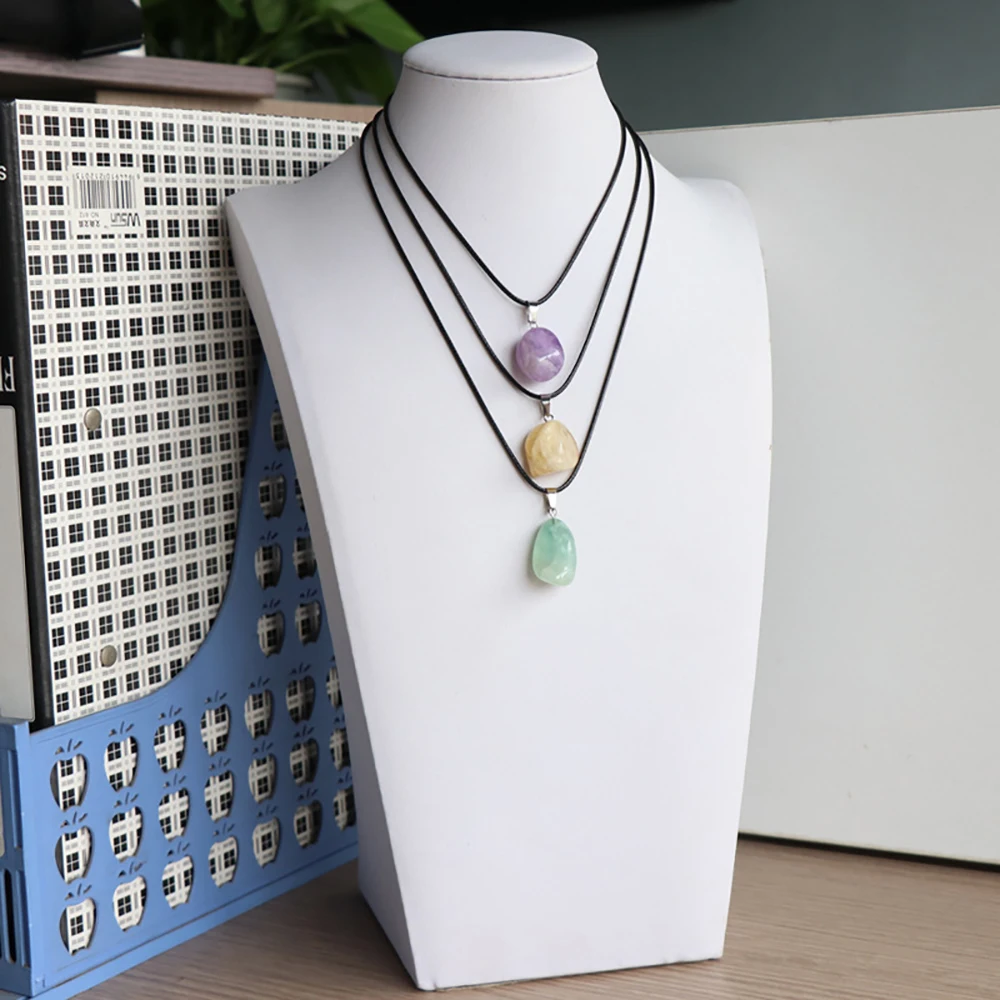 45cm Natural Irregular Shape Citrines Prehnite Amethysts Stone Necklace Charm Pendant Women Jewelry Gifts Size 14-18mm
45cm Natural Irregular Shape Citrines Prehnite Amethysts Stone Necklace Charm Pendant Women Jewelry Gifts Size 14-18mm