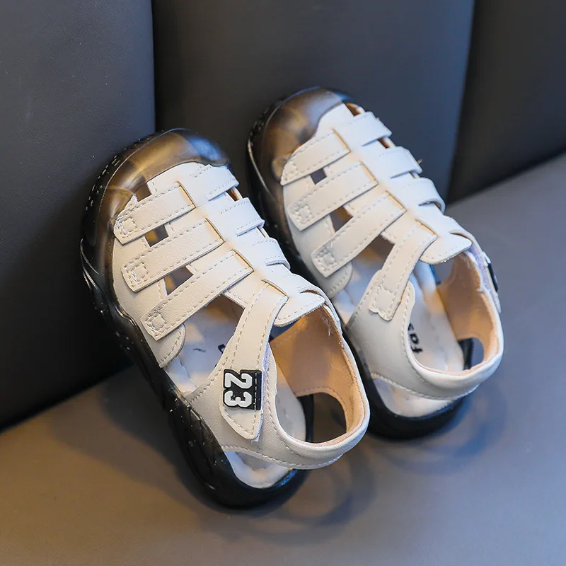 Summer Baby Sandals Cool Anti-skid Soft Bottom Children Shoes Girls Hollow Microfiber Roman Shoes Toddler Barefoot Sandals
Summer Baby Sandals Cool Anti-skid Soft Bottom Children Shoes Girls Hollow Microfiber Roman Shoes Toddler Barefoot Sandals