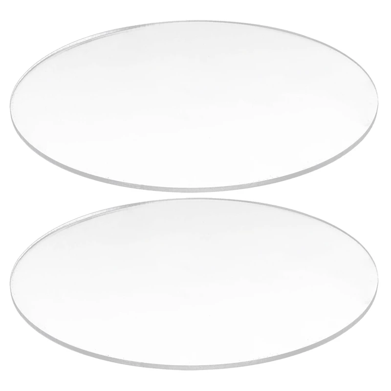 2Pcs Transparent 3Mm Thick Mirror Acrylic Round Disc - Diameter:200Mm & Diameter:100Mm
2Pcs Transparent 3Mm Thick Mirror Acrylic Round Disc - Diameter:200Mm & Diameter:100Mm