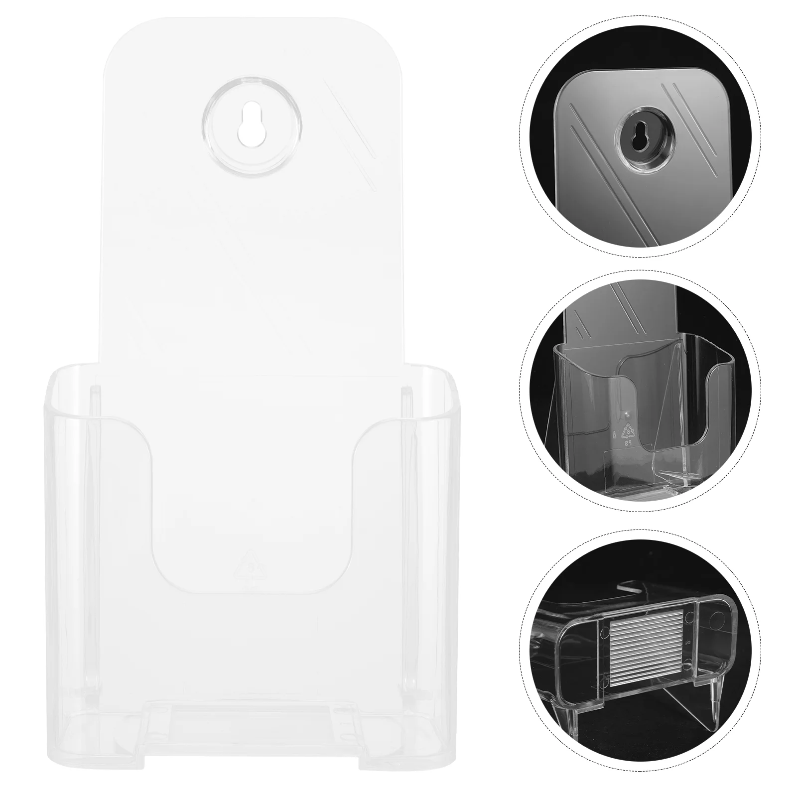 Storage Box Table Top Display Stand Brochures Trifold Holder Acrylic File Organizer 
Storage Box Table Top Display Stand Brochures Trifold Holder Acrylic File Organizer