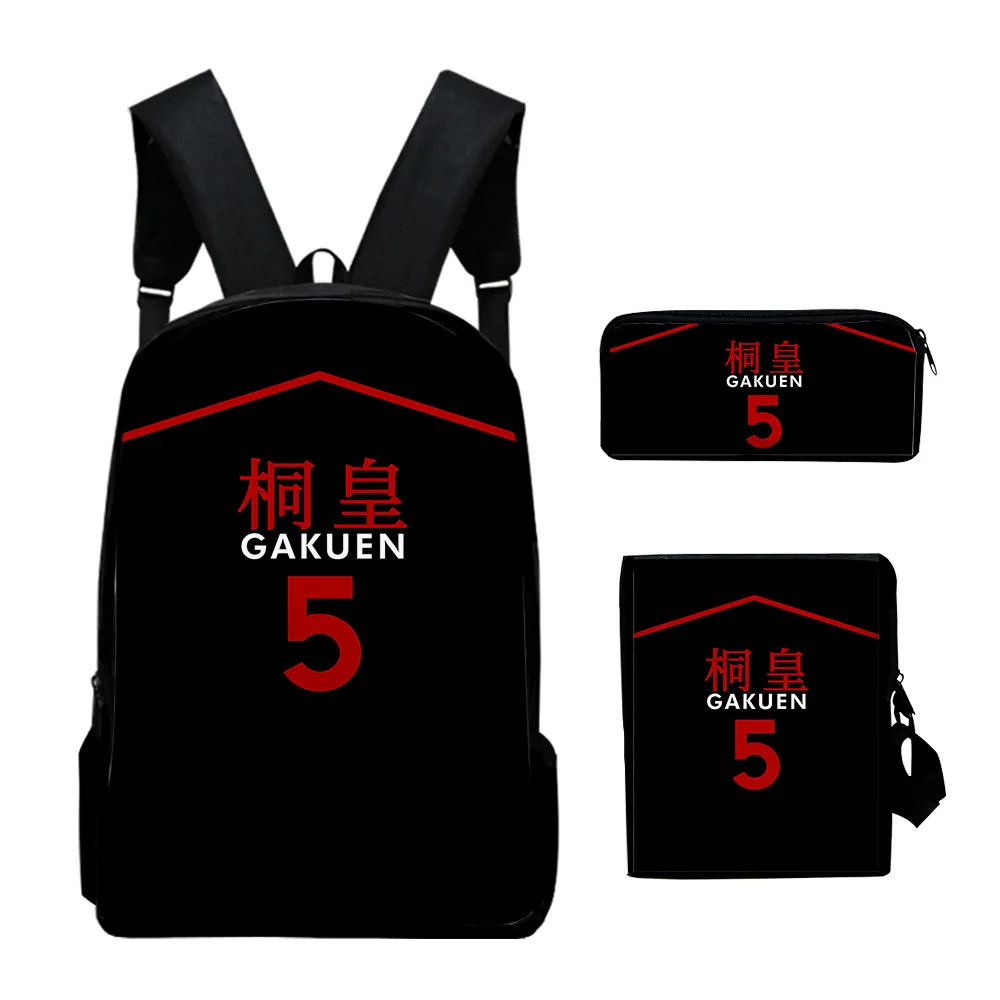 Trendy Basketball Kuroko No Basket Basuke Kaijo School Uniform Kise Ryota 3D 3pcs/Set Backpack Inclined shoulder bag Pencil Case 
Trendy Basketball Kuroko No Basket Basuke Kaijo School Uniform Kise Ryota 3D 3pcs/Set Backpack Inclined shoulder bag Pencil Case