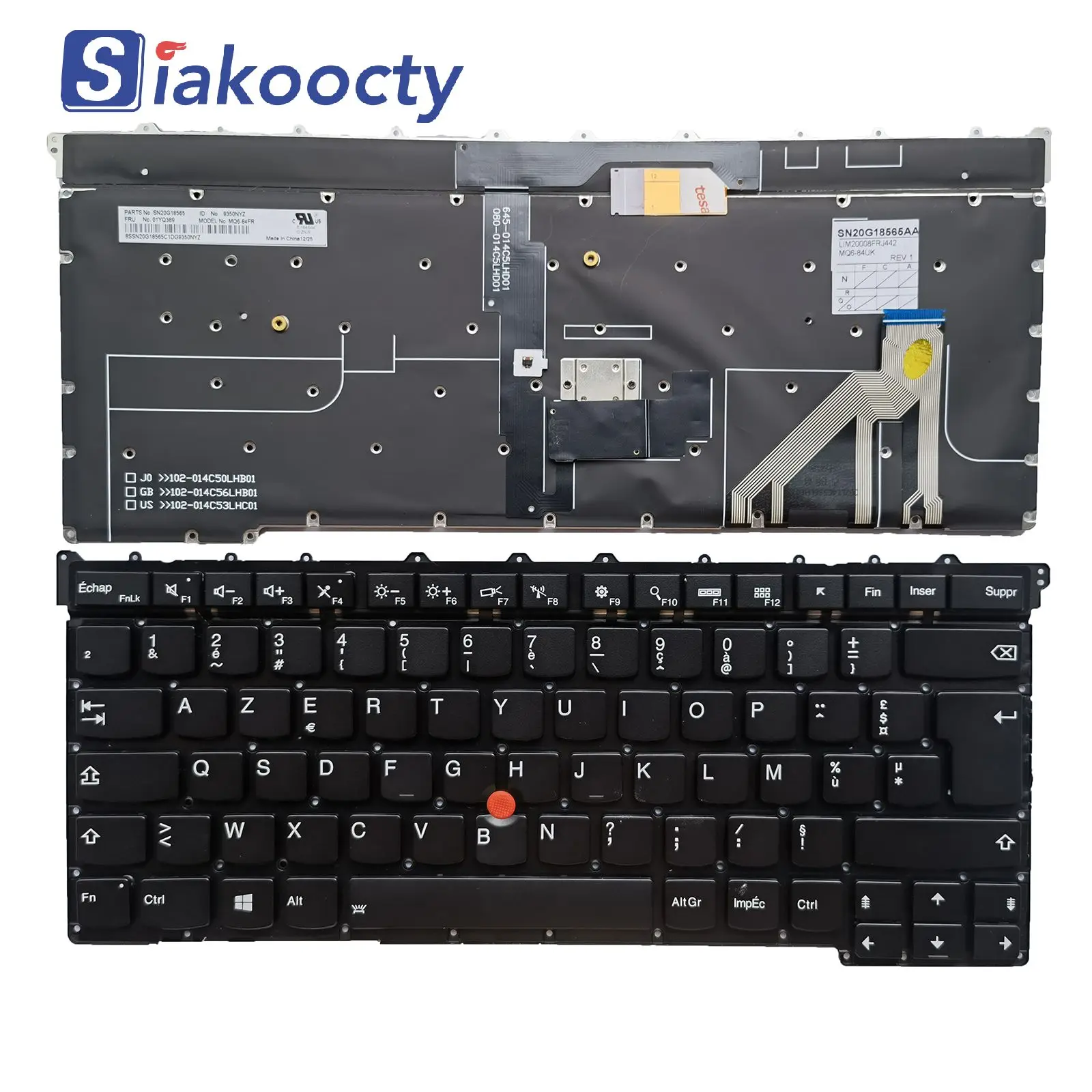

New FR Wholesale laptop internal keyboard for Lenovo ThinkPad Carbon X1 Gen 3 3rd 2015 20BT 20BS Backlight Clavier