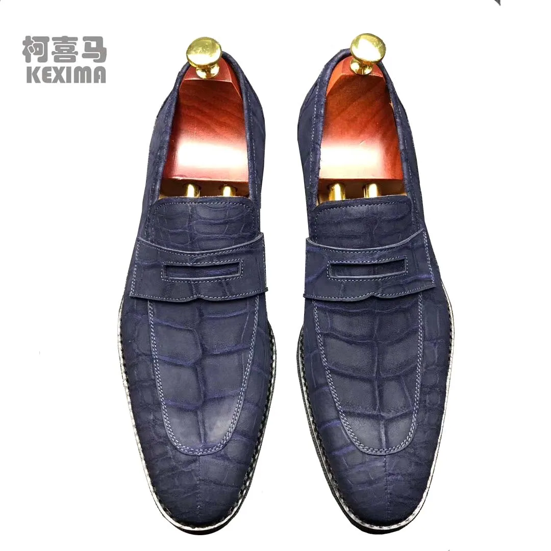 KEXIMA chue new arrival men dress shoes blue male formal shoes leather sole men crocodile leather shoes male crocodile shoes
KEXIMA chue new arrival men dress shoes blue male formal shoes leather sole men crocodile leather shoes male crocodile shoes