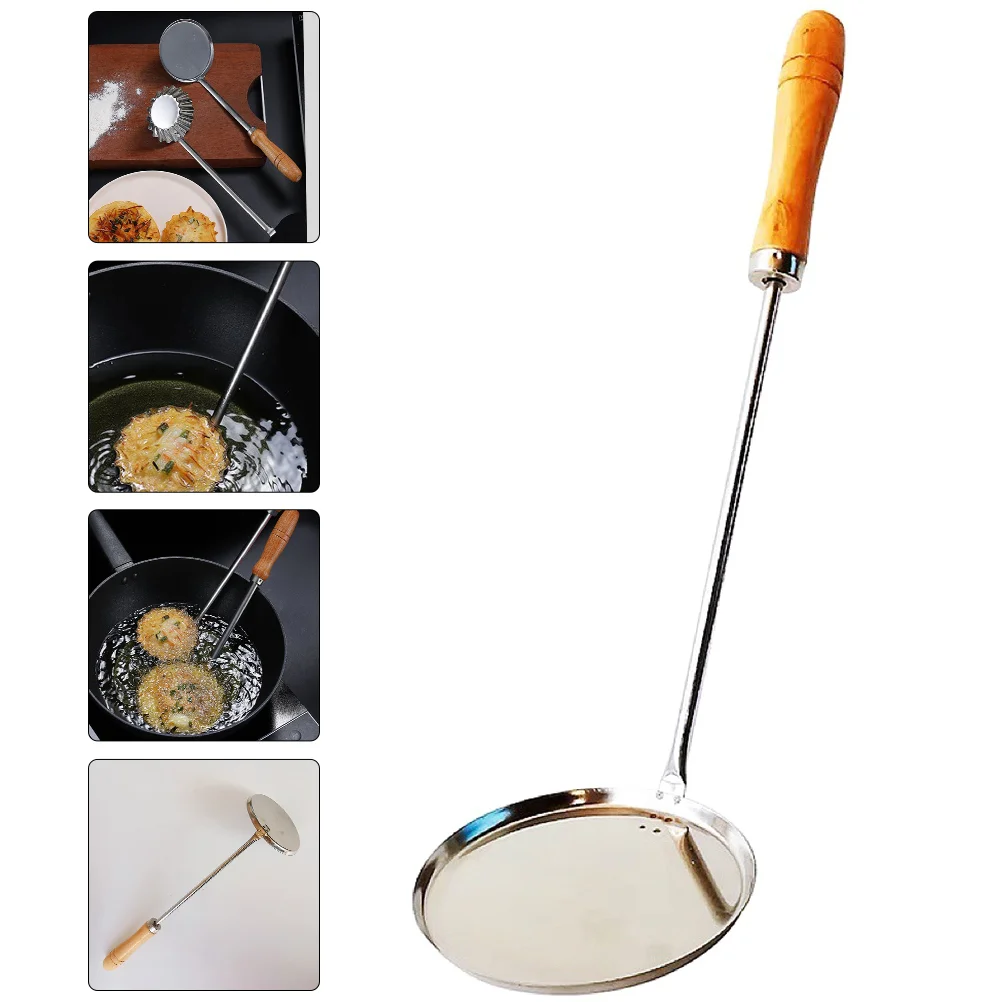 Frying Steel Kitchen Portable Oil Spoon Handle Spoon Tool for Cooking Frying Kitchen
Frying Steel Kitchen Portable Oil Spoon Handle Spoon Tool for Cooking Frying Kitchen