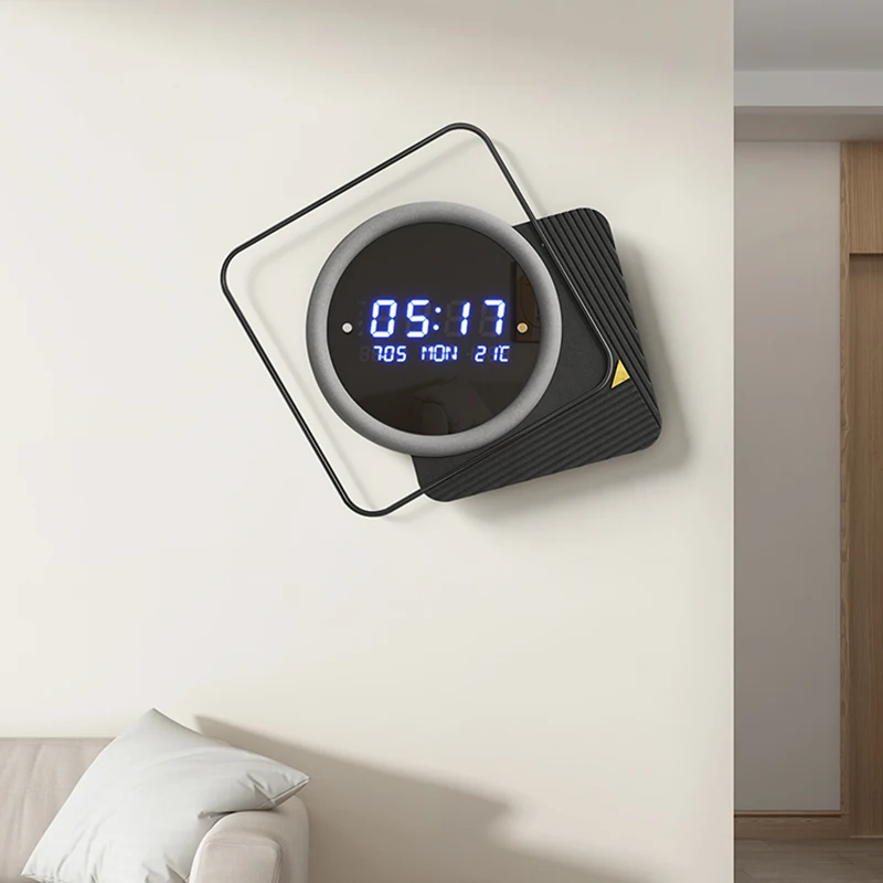 Calendar Digital Wall Clock Electronic Bedroom Modern Silent Wall Clock Mechanism Unusual Horloge Living Room Decoration T50GZ
Calendar Digital Wall Clock Electronic Bedroom Modern Silent Wall Clock Mechanism Unusual Horloge Living Room Decoration T50GZ