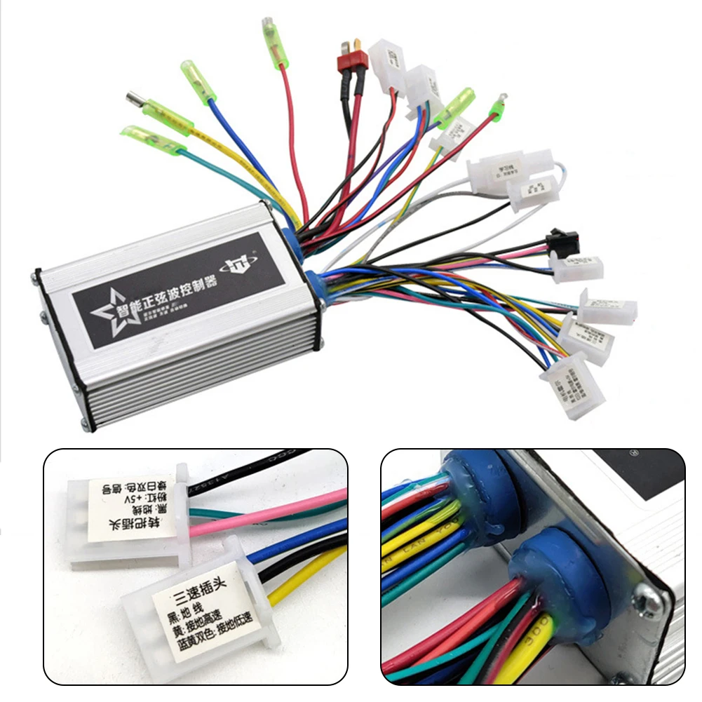 36V48V60V 350W/500W Brushless Controller For Electric Scooter E-Bike Sine Wave Lithium Battery Sine Brushless Controller
36V48V60V 350W/500W Brushless Controller For Electric Scooter E-Bike Sine Wave Lithium Battery Sine Brushless Controller