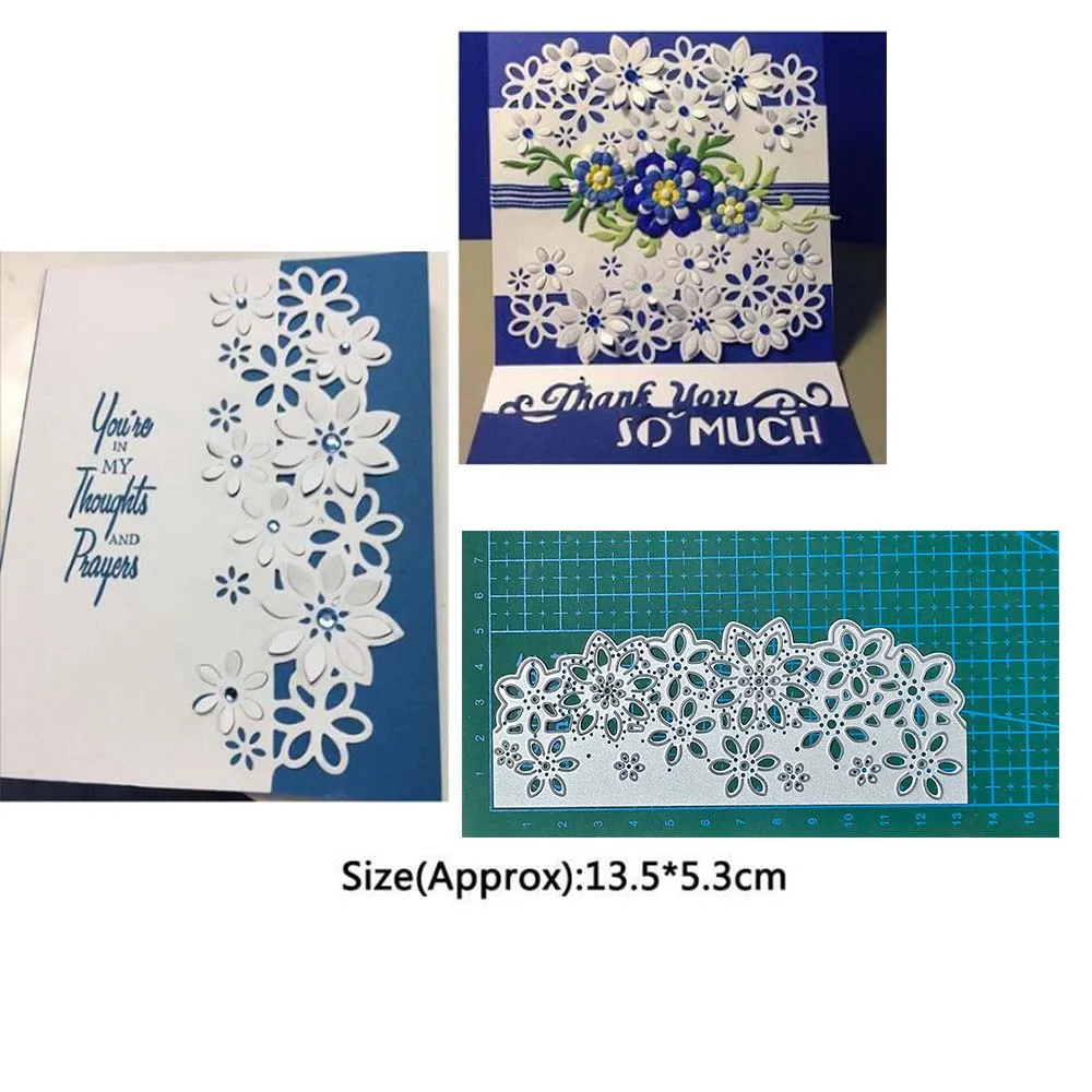 DIY Lace Border Metal Cutting Dies for Card DIY Scrapbooking Stencil Paper Craft Album Blade Punch Embossing Template Dies
DIY Lace Border Metal Cutting Dies for Card DIY Scrapbooking Stencil Paper Craft Album Blade Punch Embossing Template Dies