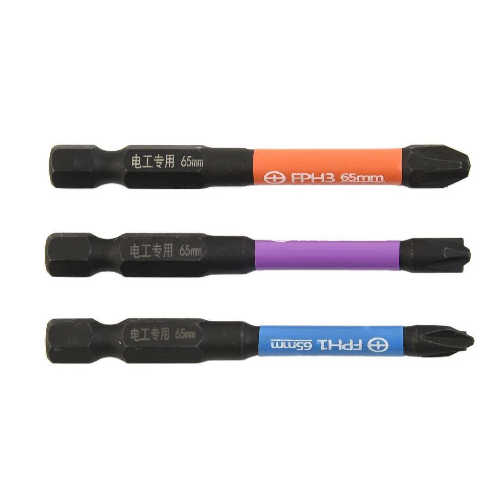 Slotted Cross Screwdriver Bits Rust Proof Set 65mm 6pcs Alloy Steel FPH1 FPH2 FPH3 FPZ1 FPZ2 FPZ3 For Electrician
Slotted Cross Screwdriver Bits Rust Proof Set 65mm 6pcs Alloy Steel FPH1 FPH2 FPH3 FPZ1 FPZ2 FPZ3 For Electrician