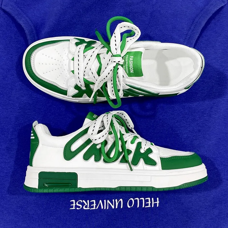 Leather Casual Men's Sneakers New Double laces Fashion Comfort Walking Shoes Colorful Letters Design Men Shoe Zapatillas Hombre
Leather Casual Men's Sneakers New Double laces Fashion Comfort Walking Shoes Colorful Letters Design Men Shoe Zapatillas Hombre