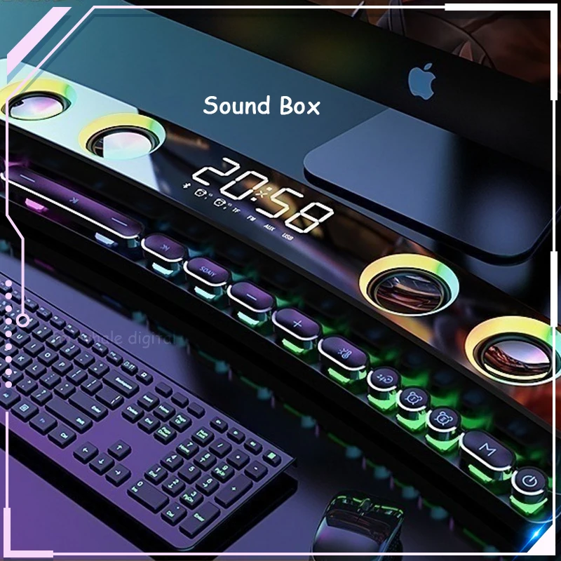 Беспроводная игровая Колонка Soaiy SH39 высокой мощности, портативная компьютерная настольная звуковая приставка с сигнализацией для ПК, ТВ, геймеров, офиса
Беспроводная игровая Колонка Soaiy SH39 высокой мощности, портативная компьютерная настольная звуковая приставка с сигнализацией для ПК, ТВ, геймеров, офиса