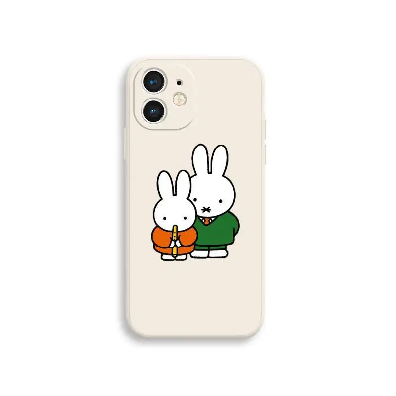 

Miffys Rabbit Kawaii Applicable To Iphone 78Plus Cartoon Japanese Apple 11/12Pro Girl Ins Korean Mobile Phone Protective Case