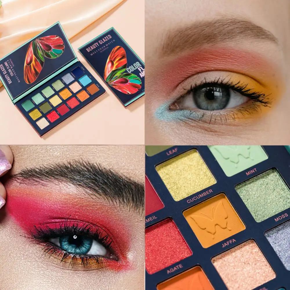 18 Colors Matte Glitter Eye Shadow Powder Chameleon Metallic Pigment Long Lasting Bright Eyeshadow Waterproof Eye Beauty Makeup
18 Colors Matte Glitter Eye Shadow Powder Chameleon Metallic Pigment Long Lasting Bright Eyeshadow Waterproof Eye Beauty Makeup