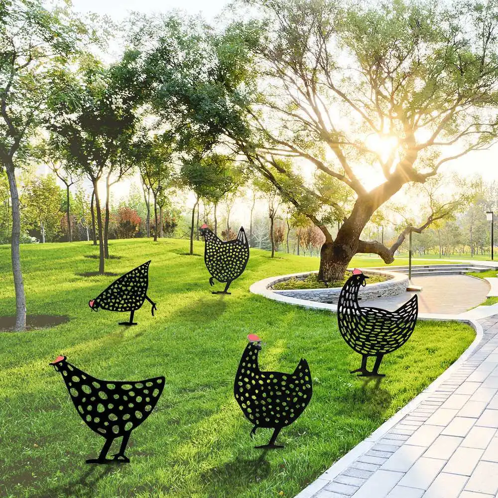 5pcs Acrylic Hen Garden Decoration Outdoor Metal Birds Plasctic Animal Hen For Easter Yard Art Backyard Lawn Stakes Ornaments
5pcs Acrylic Hen Garden Decoration Outdoor Metal Birds Plasctic Animal Hen For Easter Yard Art Backyard Lawn Stakes Ornaments