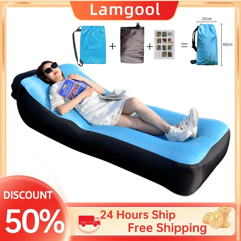 Adult Beach Lounge Chair Folding Camping Sleeping Bag Waterproof Inflatable Chair Sofa Lazy Camping Sleeping Bags Air Sofa Bed
Adult Beach Lounge Chair Folding Camping Sleeping Bag Waterproof Inflatable Chair Sofa Lazy Camping Sleeping Bags Air Sofa Bed