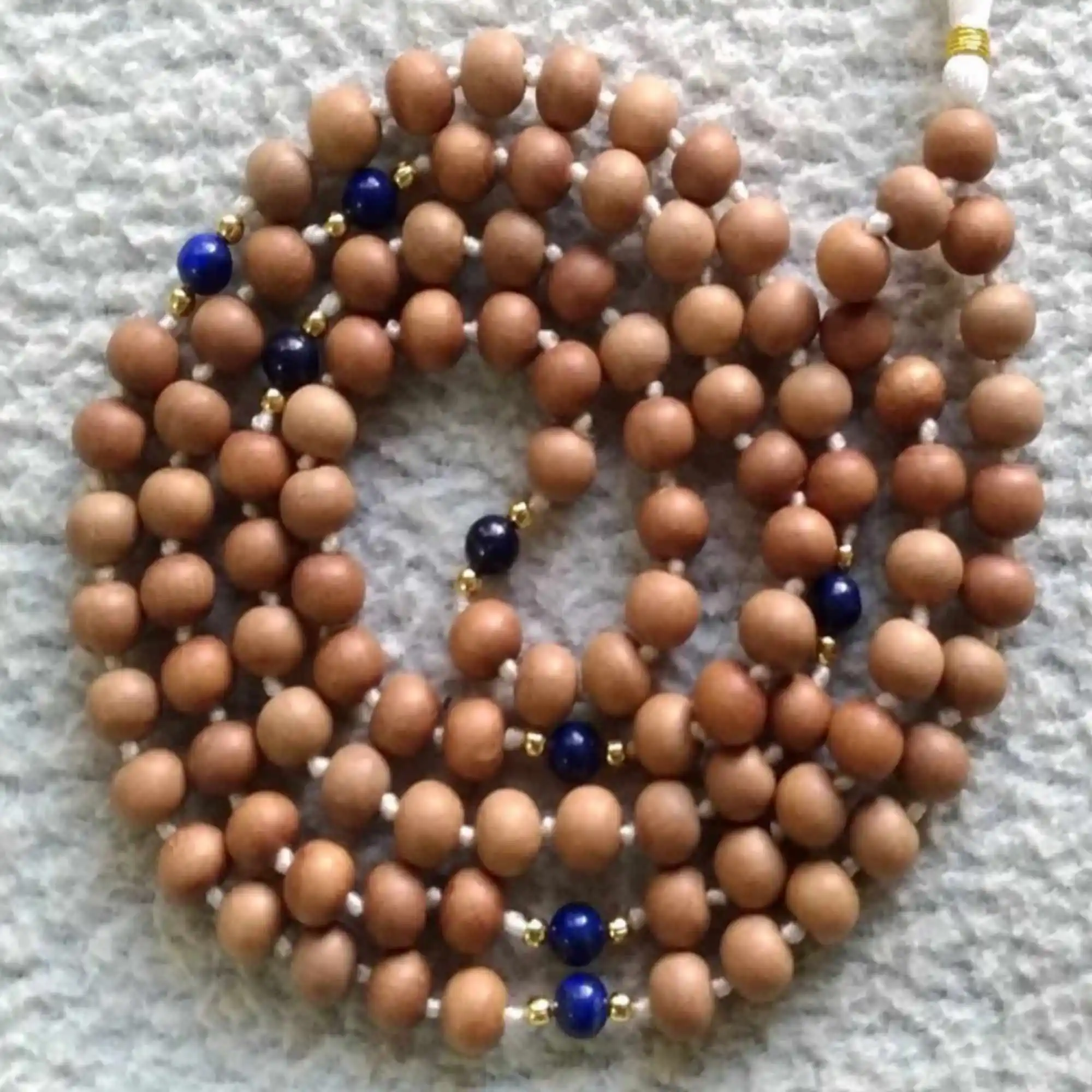 8mm Natural knot Sandalwood Lapis Lazuli beads necklace Gift Meditation Handmade Lucky Wrist Spirituality Blessing Calming
8mm Natural knot Sandalwood Lapis Lazuli beads necklace Gift Meditation Handmade Lucky Wrist Spirituality Blessing Calming