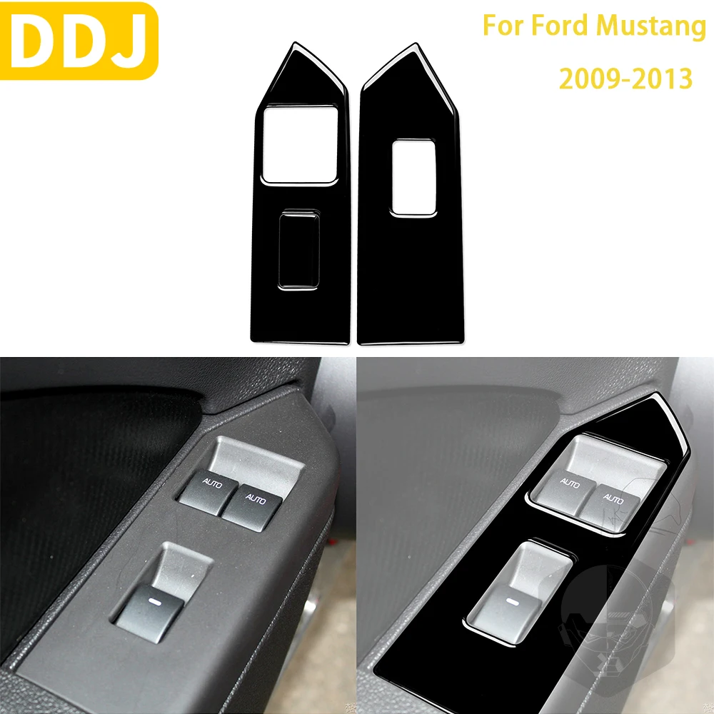 Аксессуары для Ford Mustang 2009-2013, автомобильная пластиковая черная интерьерная оконная подъемная панель, декоративная наклейка
Аксессуары для Ford Mustang 2009-2013, автомобильная пластиковая черная интерьерная оконная подъемная панель, декоративная наклейка