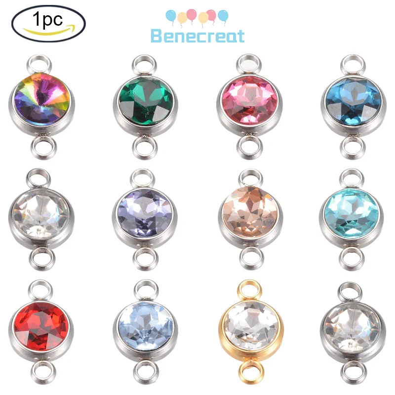BENECREAT 1PC 304 Stainless Steel Flat Round Golden Glass Links connectors Hole:2.5mm For Jewelry Earrings Making 17.5x10x6.5mm
BENECREAT 1PC 304 Stainless Steel Flat Round Golden Glass Links connectors Hole:2.5mm For Jewelry Earrings Making 17.5x10x6.5mm