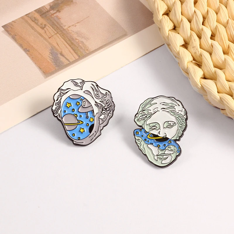 Space Travel Star Character Brooches Starry Sky Portrait Avatar Lapel Enamel Pin Badges Corsage Fashion Jewelry Gift Wholesale
Space Travel Star Character Brooches Starry Sky Portrait Avatar Lapel Enamel Pin Badges Corsage Fashion Jewelry Gift Wholesale