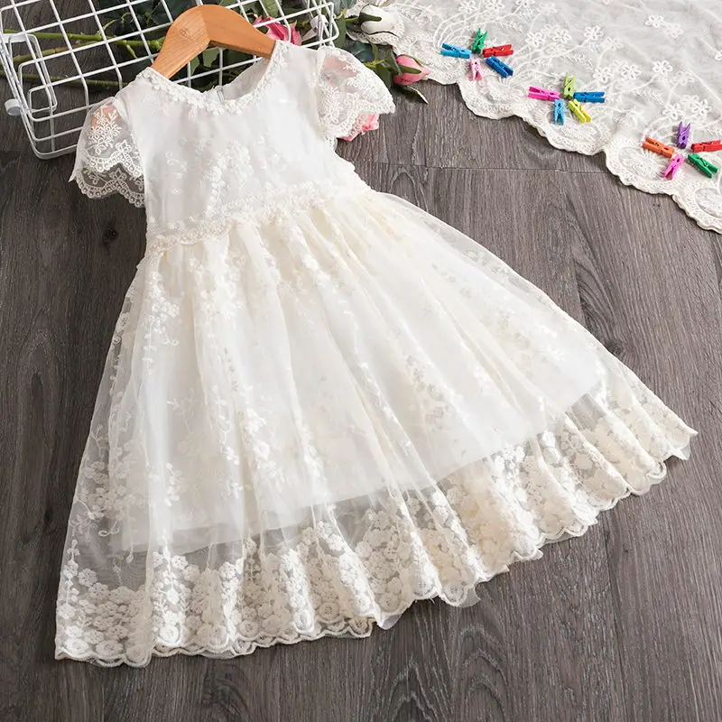 Girls Dresses for Kids Summer Casual Clothing White Flower Princess Dresses 3 6 8 Years Lace Children Clothing Birthday Vestidos
Girls Dresses for Kids Summer Casual Clothing White Flower Princess Dresses 3 6 8 Years Lace Children Clothing Birthday Vestidos