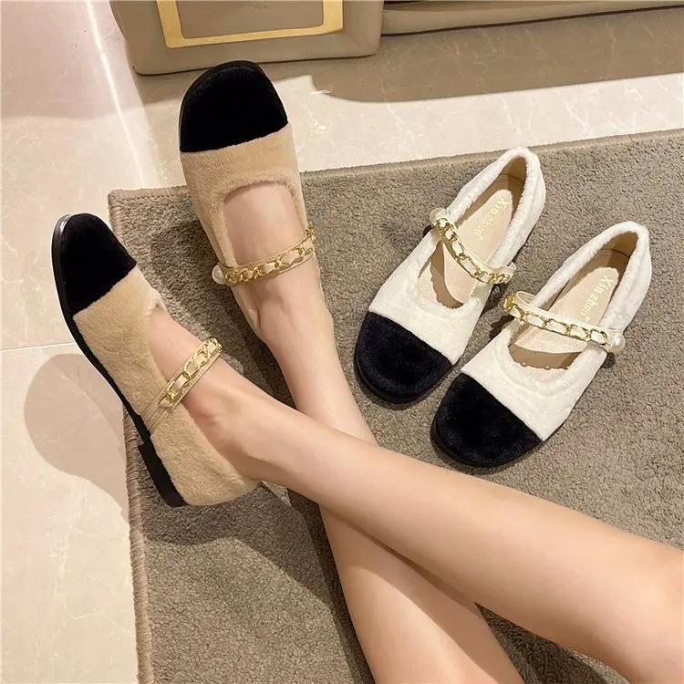 Мокасины женские с круглым носком, на плоской подошве, без застежки 
Мокасины женские с круглым носком, на плоской подошве, без застежки