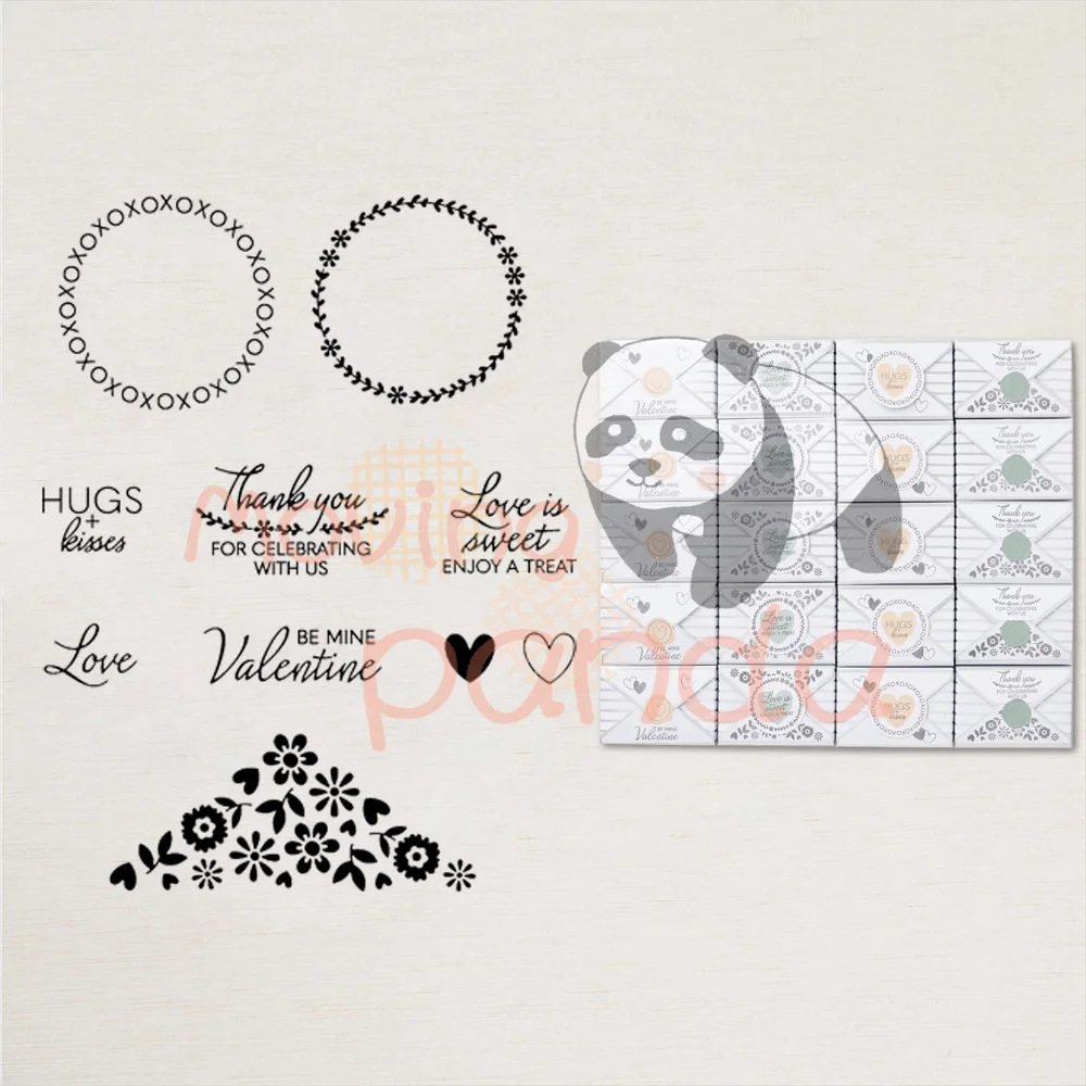 MP709 Happy Valentine's Day Series Clear Stamps Love Hug & Kisses Floral DIY Scrapbooking Silicone Stamps For Cards Crafts Decor
MP709 Happy Valentine's Day Series Clear Stamps Love Hug & Kisses Floral DIY Scrapbooking Silicone Stamps For Cards Crafts Decor