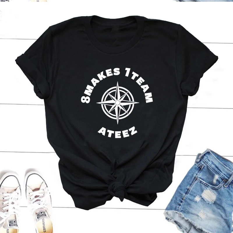 Korean Kdrama KPop Fashion Short Sleeve Tee Shirt Summer O Neck Streetwear Tee Shirt (1) 
Korean Kdrama KPop Fashion Short Sleeve Tee Shirt Summer O Neck Streetwear Tee Shirt (1)