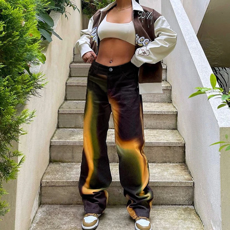 Брюки Y2K женские на молнии, повседневные Прямые Штаны в готическом стиле, ретро, с принтом, на завязках, на пуговицах, весна-осень
Брюки Y2K женские на молнии, повседневные Прямые Штаны в готическом стиле, ретро, с принтом, на завязках, на пуговицах, весна-осень