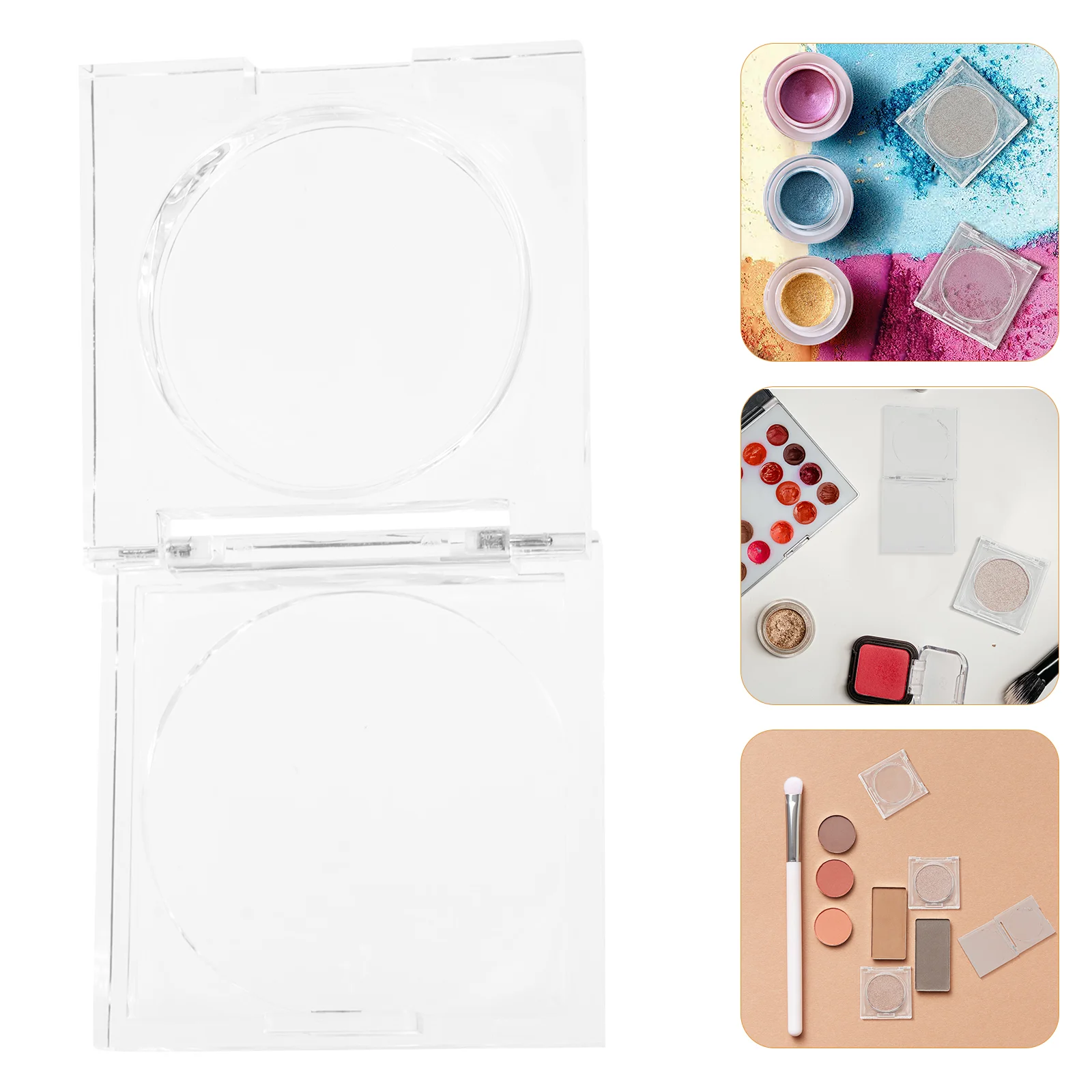 4 Pcs Blush Box Eyeshadow Storage Cases Makeup Pallets Container Small Empty Holder Ps Highlighter Travel Clear Plastic
4 Pcs Blush Box Eyeshadow Storage Cases Makeup Pallets Container Small Empty Holder Ps Highlighter Travel Clear Plastic