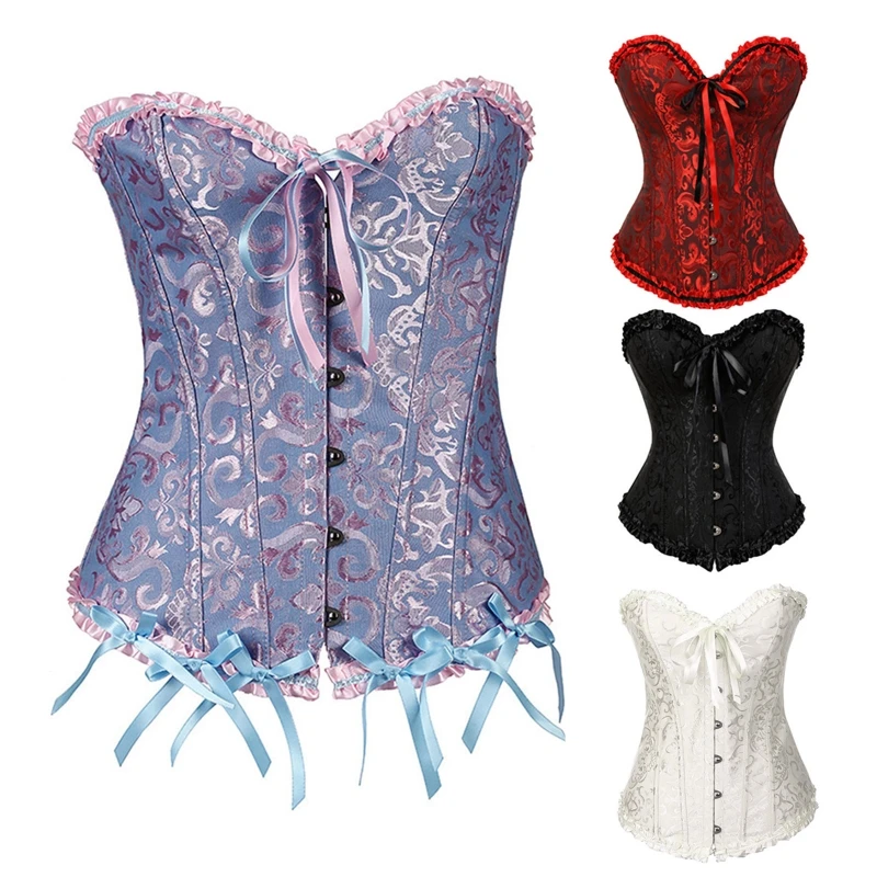 Simple Style Overbust Corset Sexy Women Bustier Corset Lingerie Tops Fashion Corset Bustier Corset Crop Tops Strapless
Simple Style Overbust Corset Sexy Women Bustier Corset Lingerie Tops Fashion Corset Bustier Corset Crop Tops Strapless