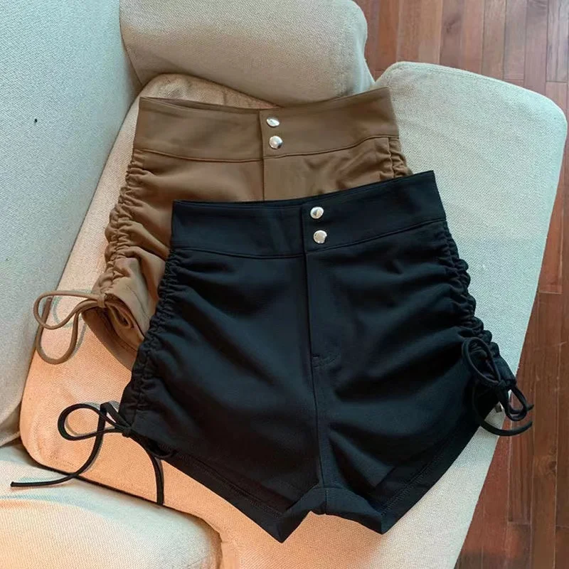 Shorts Women Retro Streetwear Trendy Femme Popular Ulzzang Shirring Comfortable Leisure All-match Newly High Waist Design Chic
Shorts Women Retro Streetwear Trendy Femme Popular Ulzzang Shirring Comfortable Leisure All-match Newly High Waist Design Chic