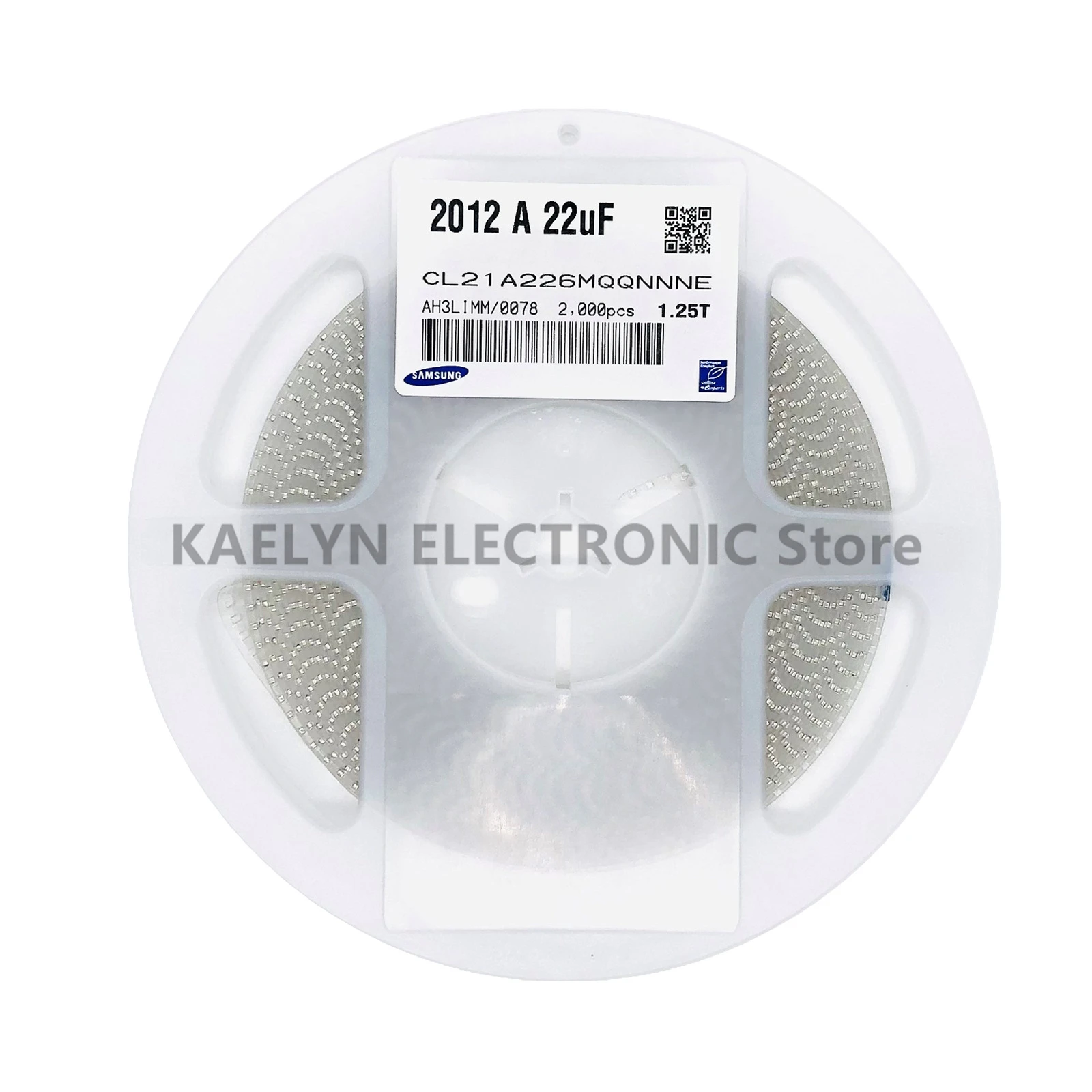 1reel/2000PCS chip capacitor smd 2012/0805 22UF 226M 226 20% 6.3V 10V CL21A226MPQNNNE CERAMIC MLCC NEW AND ORIGINAL
1reel/2000PCS chip capacitor smd 2012/0805 22UF 226M 226 20% 6.3V 10V CL21A226MPQNNNE CERAMIC MLCC NEW AND ORIGINAL