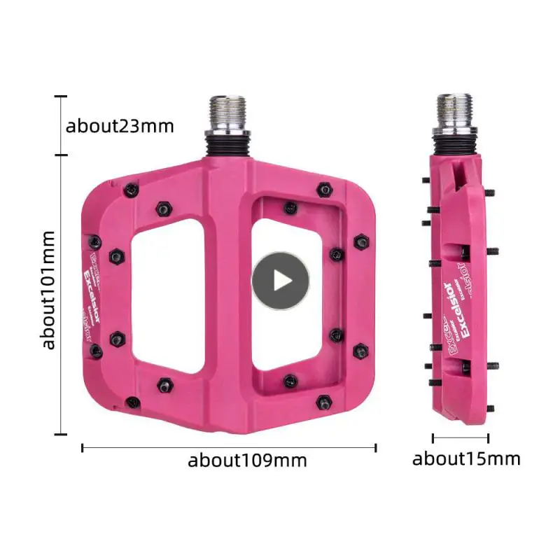 Mountain Bike Nylon Fiber Bearing Pedal Dead Fly Palin Pedal Non-slip Pedal Suitable For Mountain Road Bike Accessories
Mountain Bike Nylon Fiber Bearing Pedal Dead Fly Palin Pedal Non-slip Pedal Suitable For Mountain Road Bike Accessories
