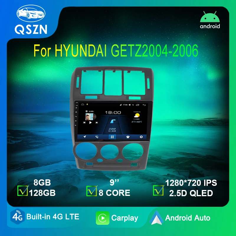 Auto For 2004-2006 HYUNDAI GETZ Car Radio Multimedia Video Player Navigation GPS Android Auto No 2 Din 2din DVD Car accessories
Auto For 2004-2006 HYUNDAI GETZ Car Radio Multimedia Video Player Navigation GPS Android Auto No 2 Din 2din DVD Car accessories