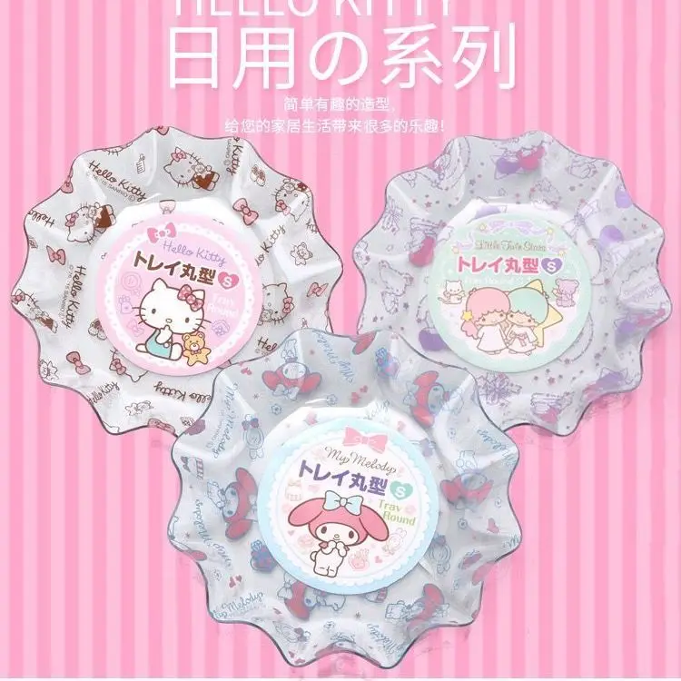 Cartoon Hello Kitty Girls Jewelry Storage Tray Cute Transparent Fruit Plate Melody Desktop Key Storage Tray Home Ornament
Cartoon Hello Kitty Girls Jewelry Storage Tray Cute Transparent Fruit Plate Melody Desktop Key Storage Tray Home Ornament