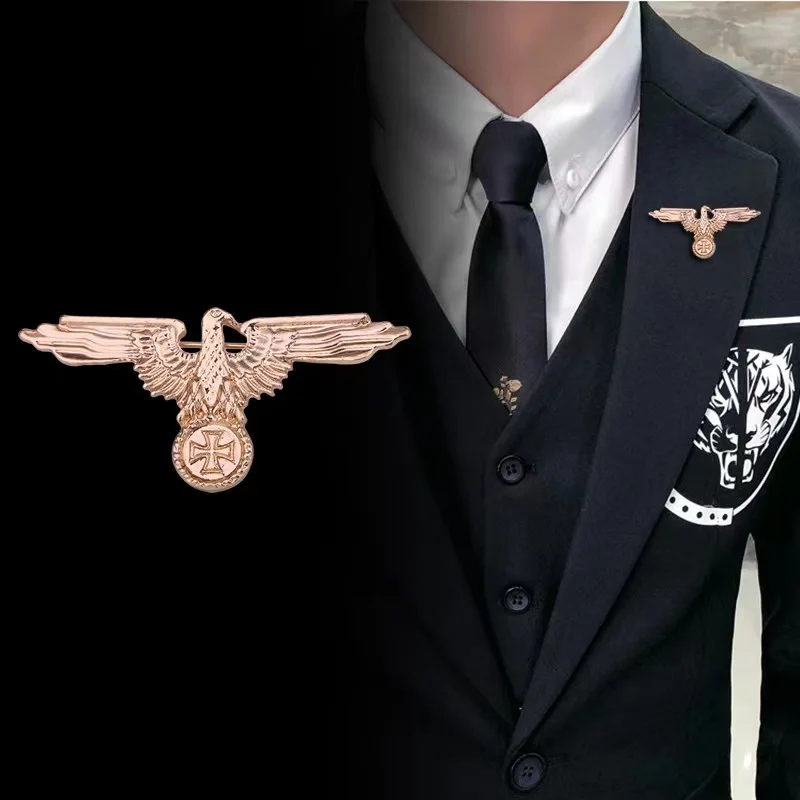 WWII WW2 German Military Cross Eagle Preppy Brooch Pin Vintage Cap Cockade Hat Bag Collar Lapel Luftwaffe Pins Badges Decoration
WWII WW2 German Military Cross Eagle Preppy Brooch Pin Vintage Cap Cockade Hat Bag Collar Lapel Luftwaffe Pins Badges Decoration