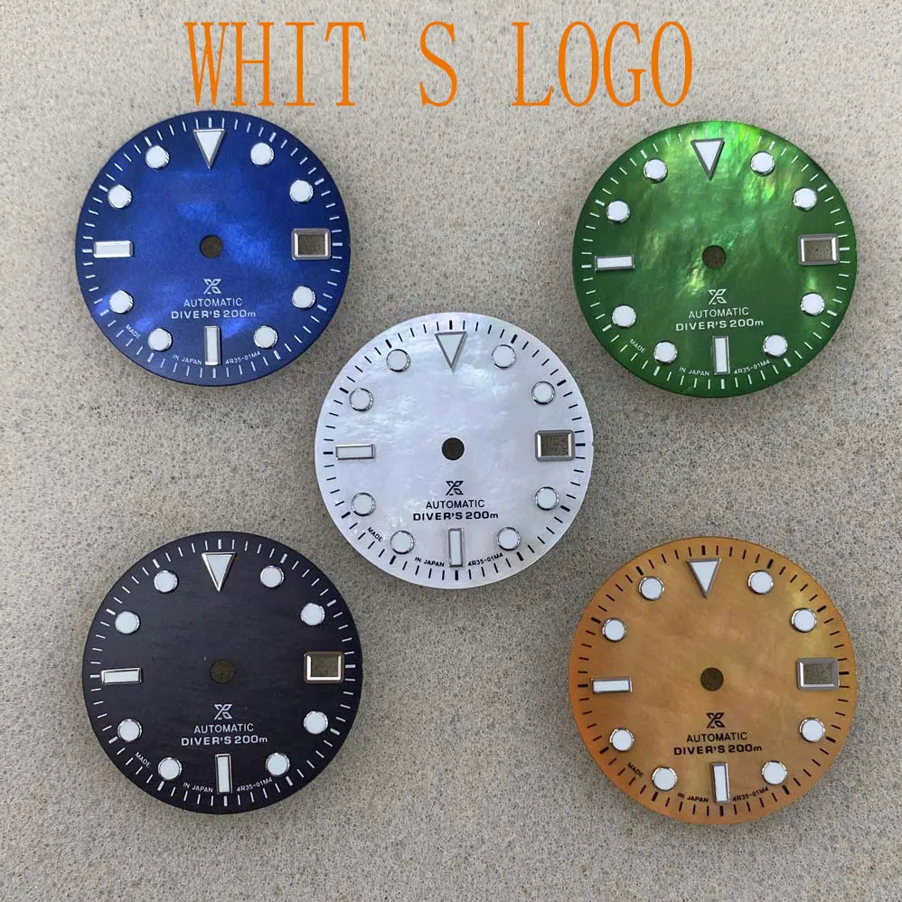 29mm Replacement Watch Dial Green Luminous Dial Watch Accessories Suitable for NH35/4R36 Movement Modification Repair Parts
29mm Replacement Watch Dial Green Luminous Dial Watch Accessories Suitable for NH35/4R36 Movement Modification Repair Parts