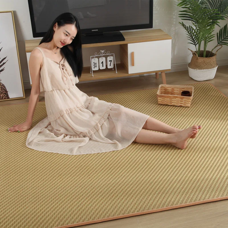 Japanese Tatami Carpet Summer Cool Thick Rattan Mat On The Floor Cane Carpet Livingroom Bedroom Bed Rug Kid Play Tapete Custom
Japanese Tatami Carpet Summer Cool Thick Rattan Mat On The Floor Cane Carpet Livingroom Bedroom Bed Rug Kid Play Tapete Custom